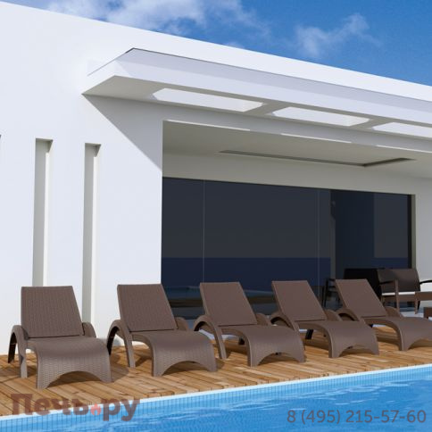 Столик плетеный для шезлонга GT 1009 234/GT1009/BROWN фото 7