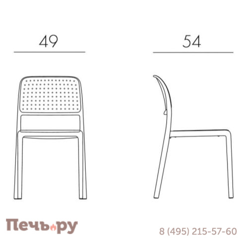 Стул Gardeck Bora Bistrot, красный фото 4