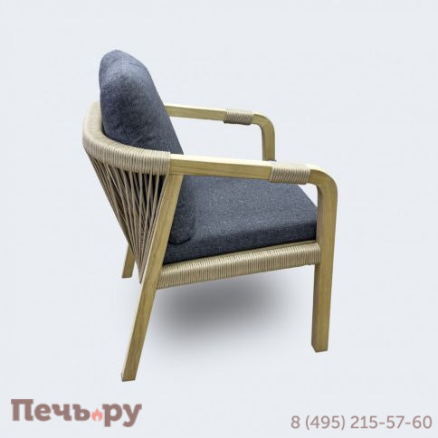 Стул Ideal Patio LEONOREN натуральный тик - роуп фото 2