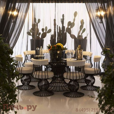 Стул металлический с подушкой DFN Sirio фото 4