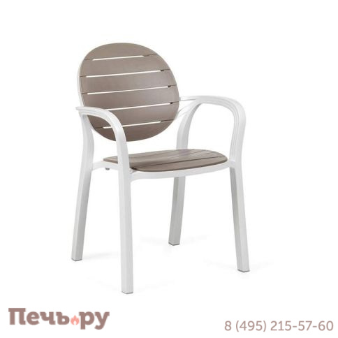 Стул Gardeck Palma, белый-тортора фото