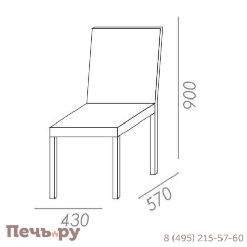 Стул плетеный ReeHouse Dove фото 10