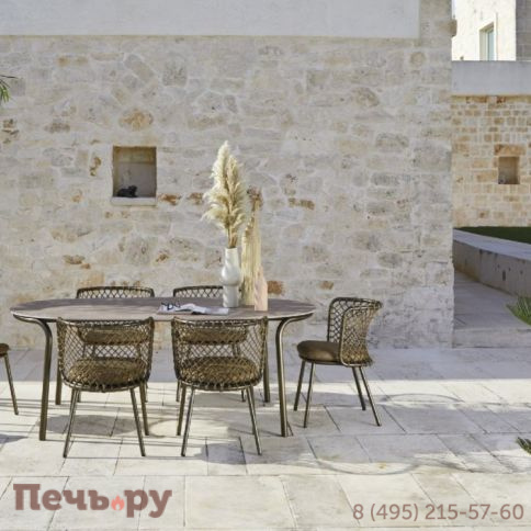 Стул плетеный с подушкой Robertirattan Charme ROB/4371B фото 2