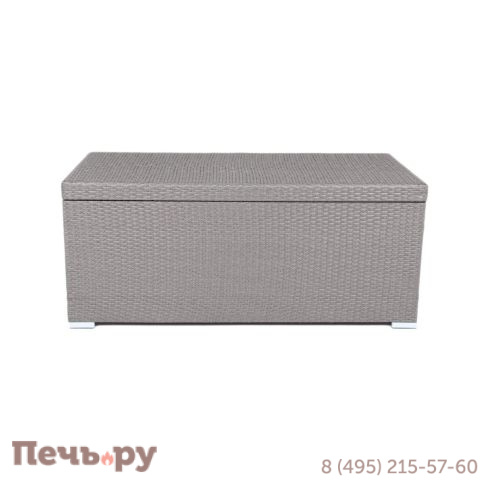 Сундук 4SIS Порту водонепроницаемый из искусственного ротанга, цвет графит фото 5