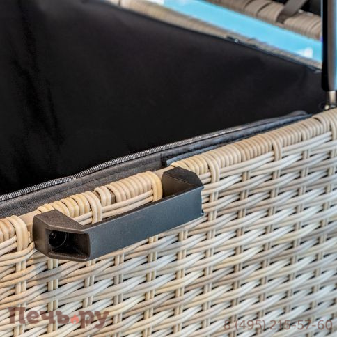 Сундук для хранения Royal Family Karl 120 c колесиками бежевый фото 7