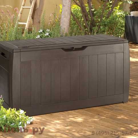 Сундук Keter Голливуд (Hollywood) 270л., коричневый фото 2