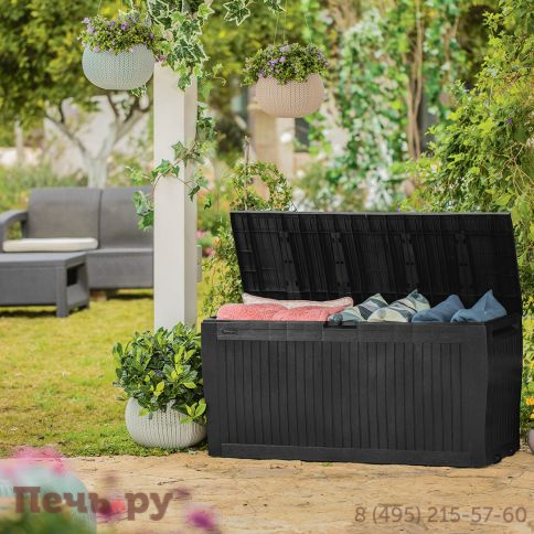 Сундук Keter Камфи (COMFY STORAGE BOX 270L), графит фото 3