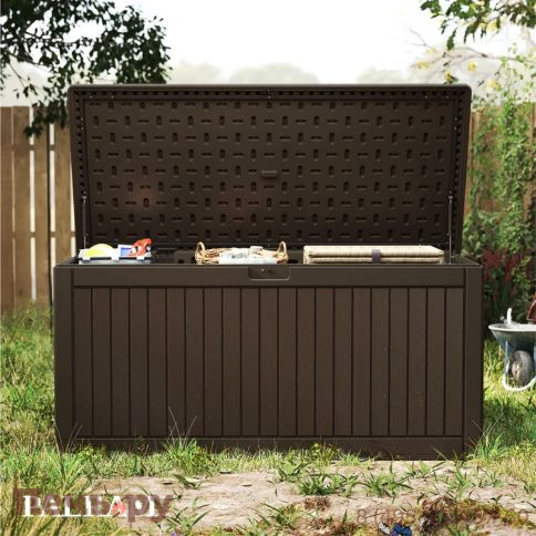 Сундук Gardeck Palram M 302 л, тёмно-коричневый (2024) фото 18