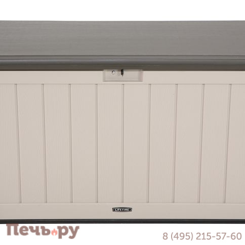 Сундук пластиковый Gardeck Sand and Brown 439 л, бежево-коричневый фото 2