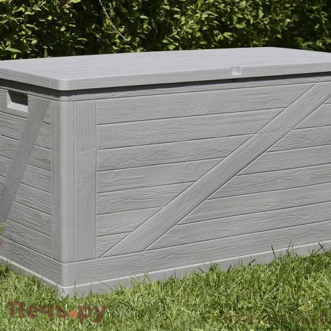Сундук Gardeck WoodLine, 420 л Светло-серый фото 7