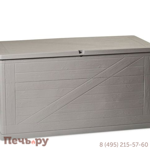 Сундук Gardeck WoodLine, 420 л Светло-серый фото