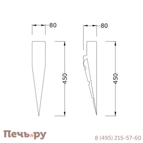 Светильник Licht-2000 Torcia угловой береза фото 5
