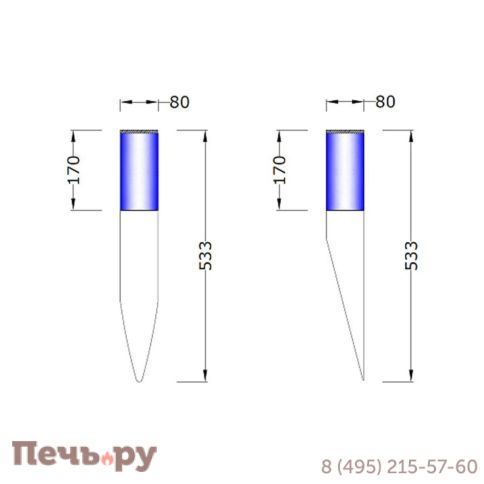 Светильник Licht-2000 Torcia Vetro угловой фото 9