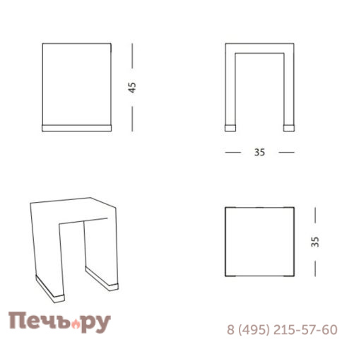 Табурет плетеный с подушкой DFN Lipari фото 3