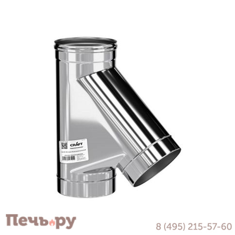 Тройник 45° Крафт (Craft) HF (316/ 0,8мм) фото