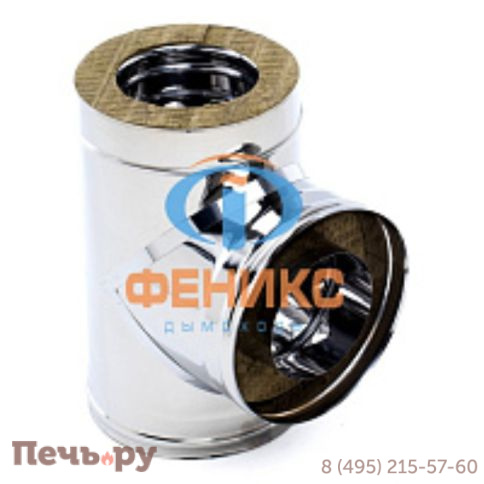 Тройник 90° 2ТР90 Феникс (AISI 409 1мм/ 430 0.5мм) фото