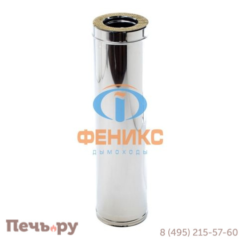 Труба 2Т 0,5 м Феникс (AISI 430 1мм) фото