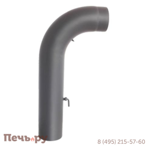 Труба для камина-печи с ревизионным люком и шибером Darco (короткая) фото