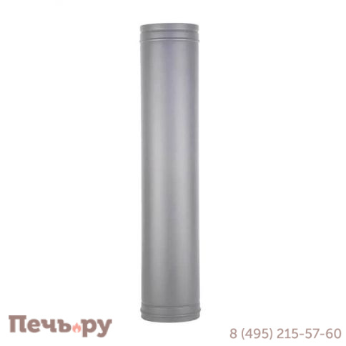 Труба сэндвич КПД 1000мм  серый 120х200 фото
