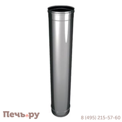 Труба VHR 1м Вулкан (сталь AISI 304, 0,5мм) фото