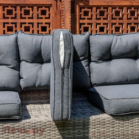 Угловой комплект Royal Family Genry из искусственного ротанга фото 6