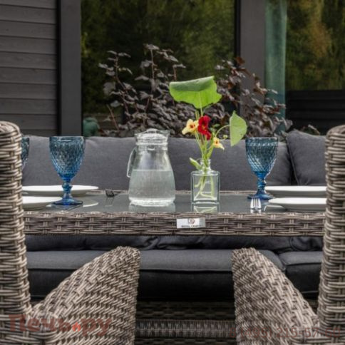 Угловой комплект Royal Family Zorro Plus Double серого цвета фото 5