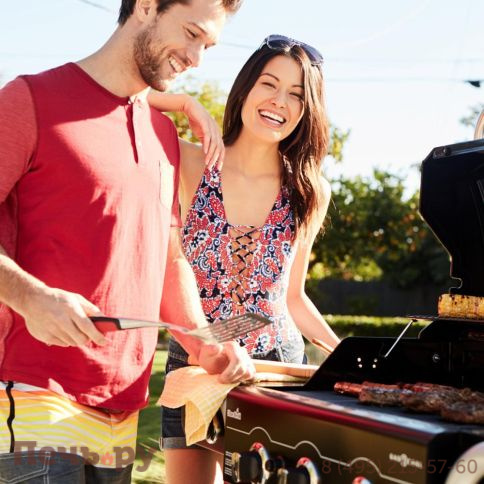 Угольный + Газовый гриль Char-Broil Gas2Coal Hybrid 3B фото 13