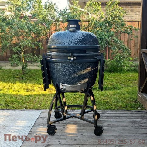 Угольный гриль керамический SnS Grills Slow N Sear Deluxe Kamado Gen 2, 57 см фото 3