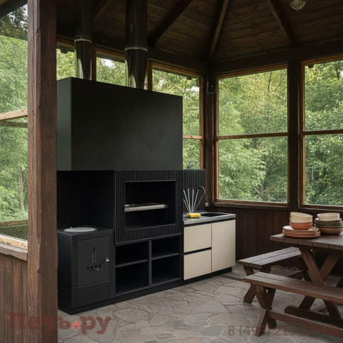 Уличная гриль кухня Астов №11 фото 2