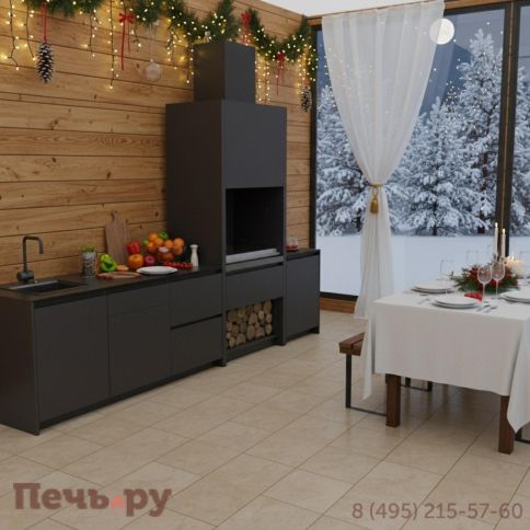 Уличная гриль кухня Астов №9 фото