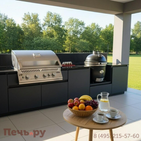 Уличная гриль кухня Астов по индивидуальному проекту фото 4