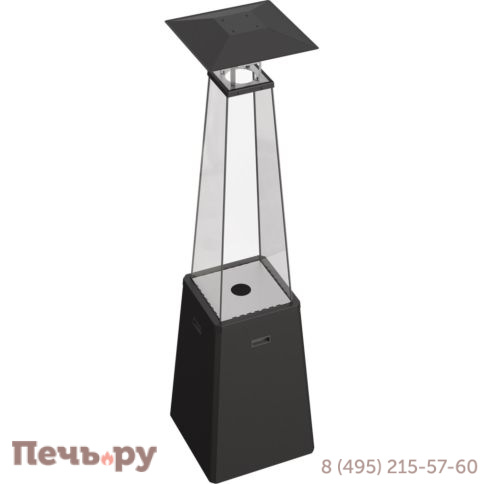 Уличный газовый обогреватель Kratki UMBRELLA/BS/C/G31/37MBAR/S/ZE - без стоек, черный, с газовым оборудованием фото 4