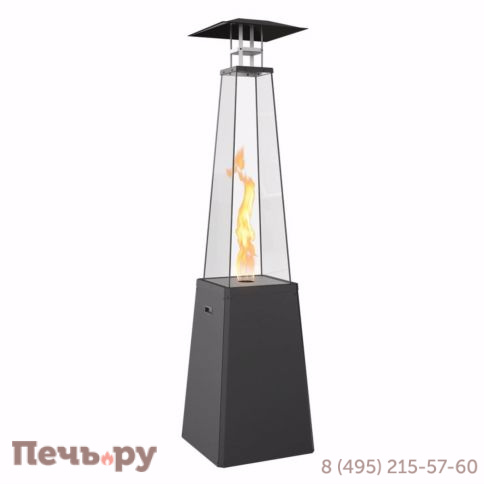 Уличный газовый обогреватель Kratki UMBRELLA/BS/C/G31/37MBAR/S/ZE - без стоек, черный, с газовым оборудованием фото