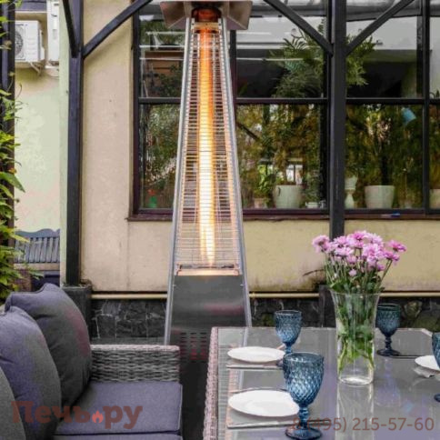 Уличный газовый обогреватель Royal Family Eva из нержавеющей стали фото 6