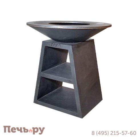 Уличный гриль Coeo Trio 82 - Noir (без роликов) фото