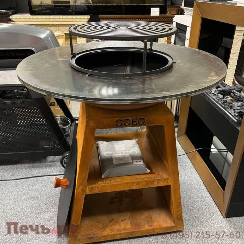 Уличный гриль Coeo Trio 98 - Corten (Высота 110, без роликов) фото 6