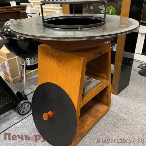 Уличный гриль Coeo Trio 98 - Corten (Высота 110, без роликов) фото 7