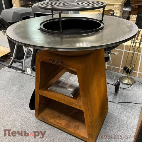 Уличный гриль Coeo Trio 98 - Corten (Высота 110, без роликов) фото 8