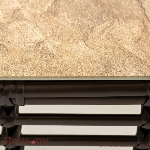 Валенсия 4SiS журнальный столик из искусственного ротанга, цвет бронзовый фото 5