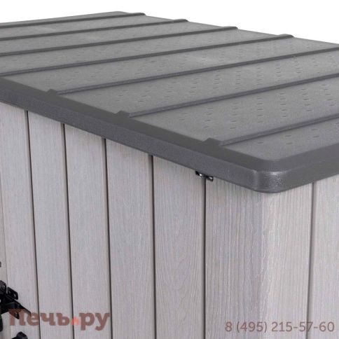 Ящик-шкаф Gardeck WoodLook, 3100 л, серый фото 11