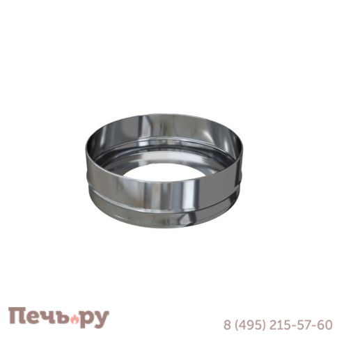 Заглушка Феррум с отверстием (AISI 430/ 0.5) фото