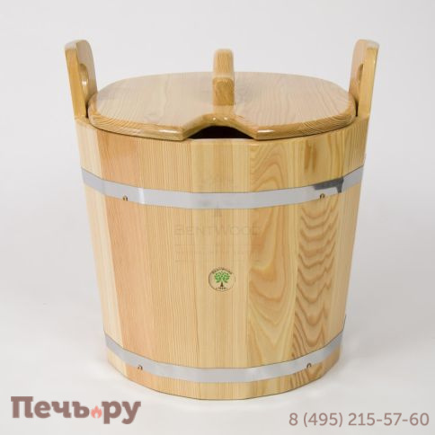 Запарник для бани BentWood из лиственницы, 22 л. фото 4