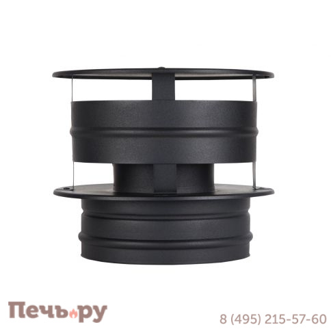 Зонт дефлектор КПД черный фото