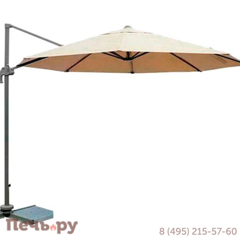 Зонт Gardeck трехместные Тулуза 3*3м Лечче, 3000мм, с вент. куполом, бежевый фото