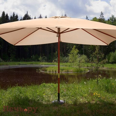 Зонт Неаполь Бежевый 3х3 фото 2