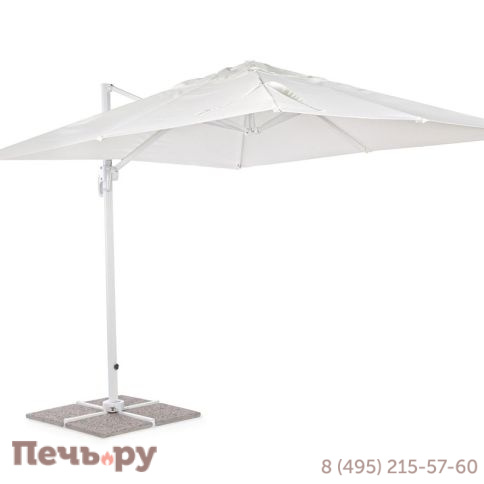 Зонт Gardeck Рим 3х3 белый фото