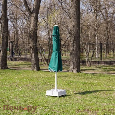 Зонт Royal Family Mistral 300 круглый с воланом (база в комплекте) зеленый фото 3