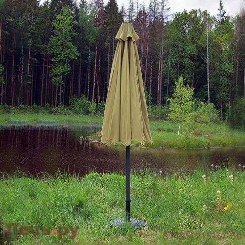 Зонт Салерно Оливковый D300 фото 3