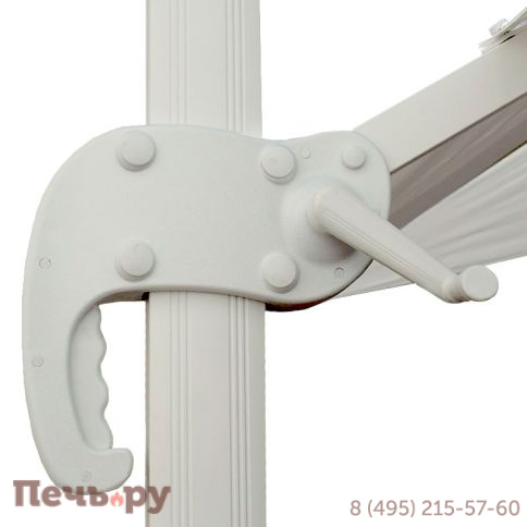 Зонт Севилья 3*3м, цвет белый фото 3