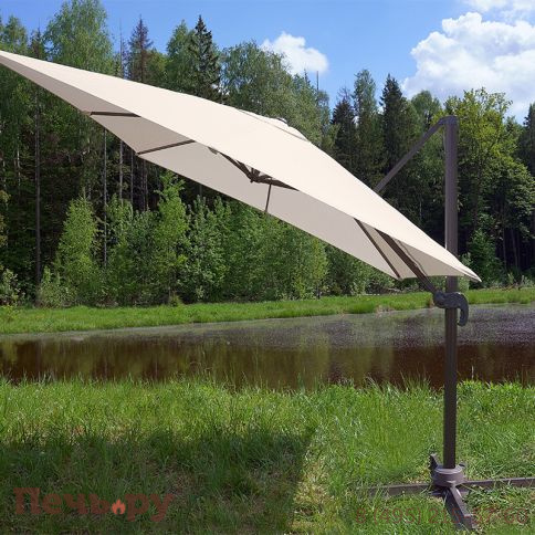 Зонт Сицилия 3х3м, слоновая кость фото 3